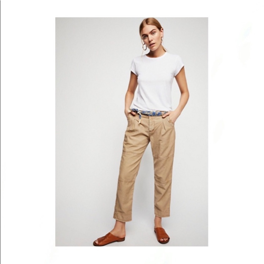Free People Utility Boyfriend Pants